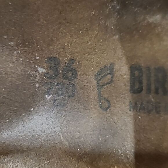 Birkenstock gizeh black‎ and tan sandals size 36 us size 5-5 1/2 - Picture 2 of 10